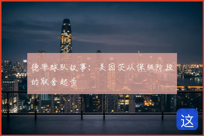 德甲球队故事：美因茨从保级阶段的取舍起步